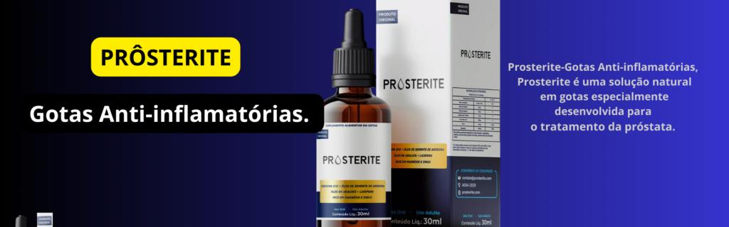 Prosterite - Gotas Anti-inflamatórias. 