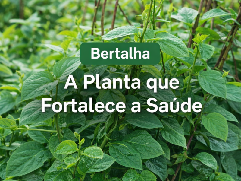 Bertalha: A Planta que Fortalece a Saúde.