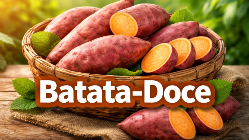 Batata-doce: a raiz da saúde.