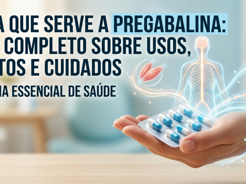Para que serve a pregabalina?