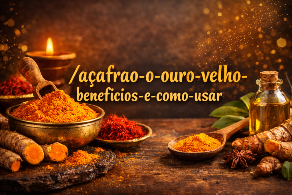 Açafrão, o ouro-velho: benefícios e como usar