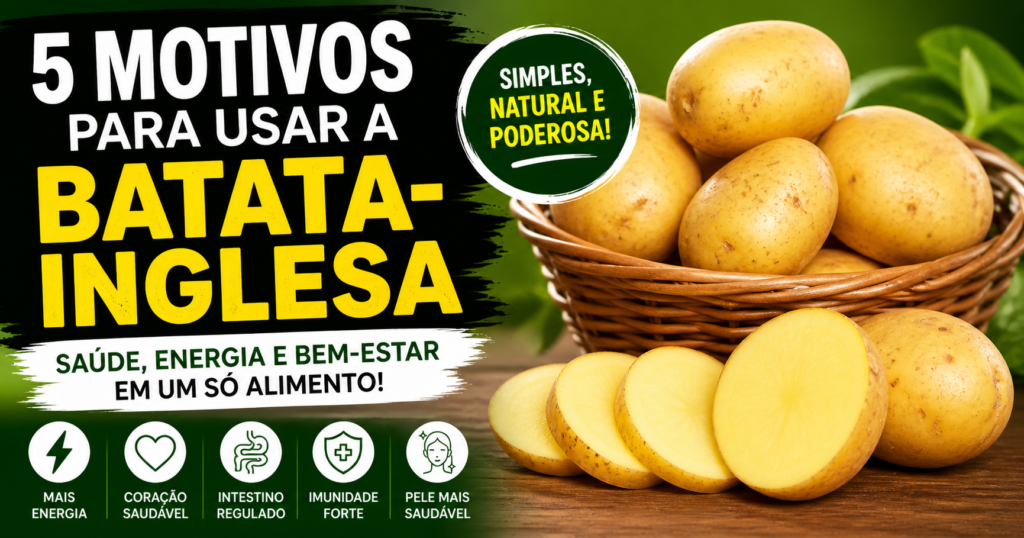 A Batata- Inglesa é um dos alimentos mais consumidos no mundo,