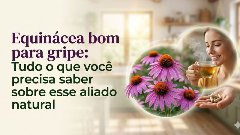 Equinácea para gripe.